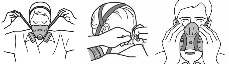 How to use Half Facepiece Respirators How to use Half Facepiece Respirators